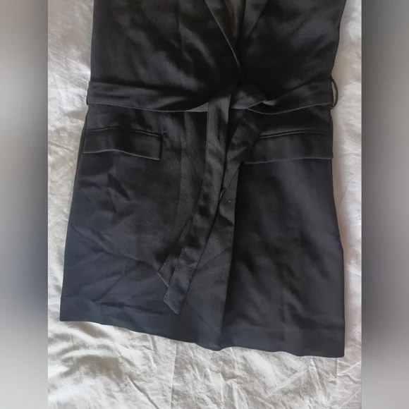 Anthropologie Mini Dress | Black Vest | Sleeveless Blazer | Size XS| - Picture 5 of 14